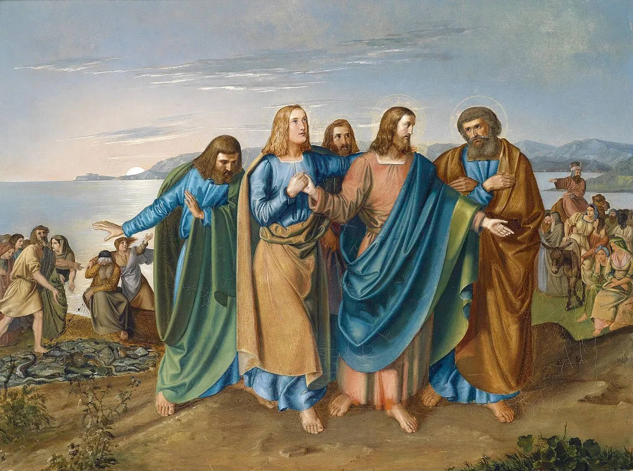 Gesù con i discepoli