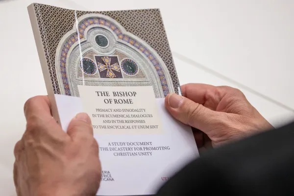 Il documento "Il vescovo di Roma" / Daniel Ibanez / ACI Group