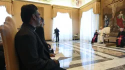Papa Francesco incontra il capitolo generale dei Dehoniani, Palazzo Apostolico Vaticano, 27 giugno 2024 / Vatican Media / ACI Group