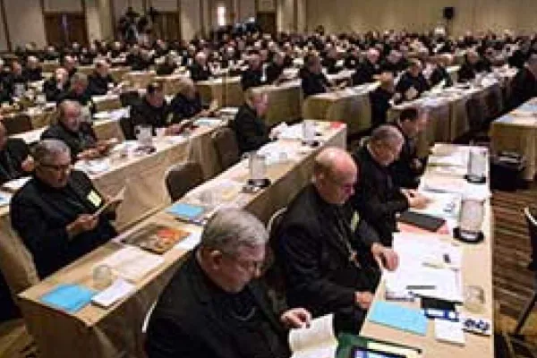Una passata riunione della Conferenza Episcopale USA / USCCB