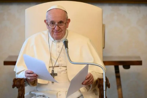 Papa Francesco durante una udienza / Vatican Media / ACI Group