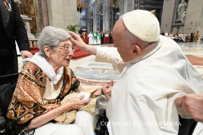 Papa Francesco durante la Messa nel luglio scorso |  | Vatican Media / ACI group