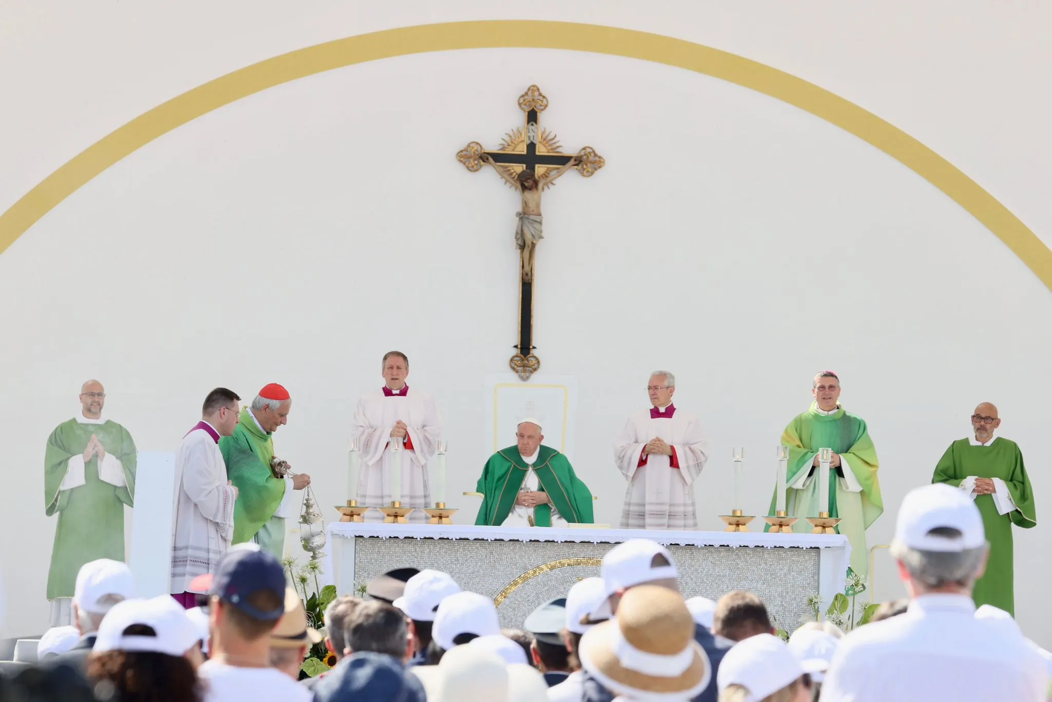 Il Papa celebra la Santa Messa a Trieste