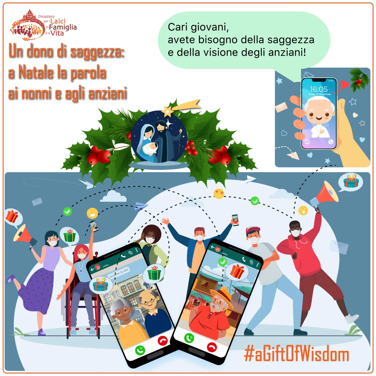 Agiftofwisdom Un Dono Di Saggezza A Natale La Parola Ai Nonni E Agli Anziani