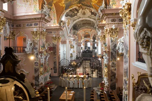 La chiesa abbaziale di Einsiedeln |  | Abbazia di Einsiedeln