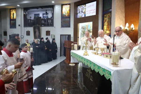 L'arcivescovo Giampietro Dal Toso celebra per i 75 anni della Missione Pontificia per la Palestina ad Amman / abouna.org