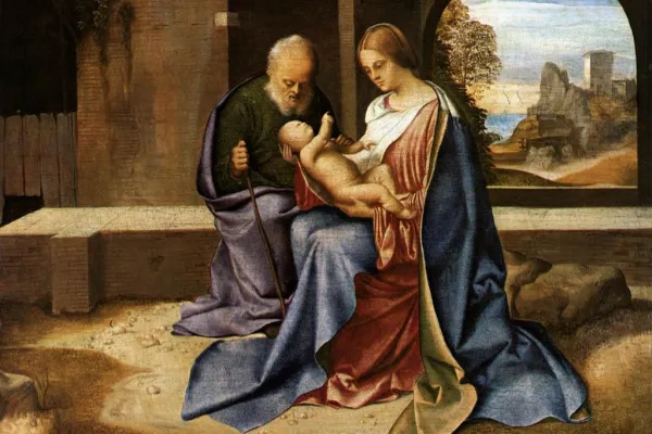 Giorgione, Sacra Famiglia / Credit pd