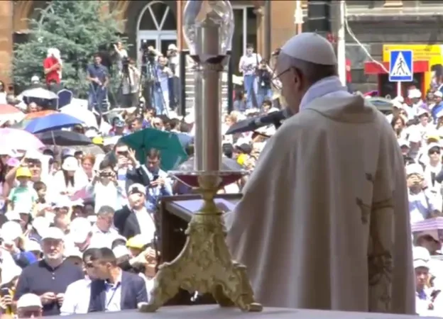 Papa Francesco presiede la Messa a Gyumri |  | CTV