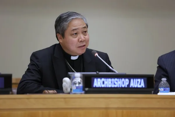 Arcivescovo Bernardito Auza, osservatore permanente della Santa Sede presso l'ufficio ONU di New York / Holy See UN / Facebook Page