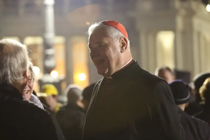 La cerimonia di inaugurazione dell'albero e del presepe a San Pietro, il cardinale Mueller |  | Alexey Gotovskiy/CNA