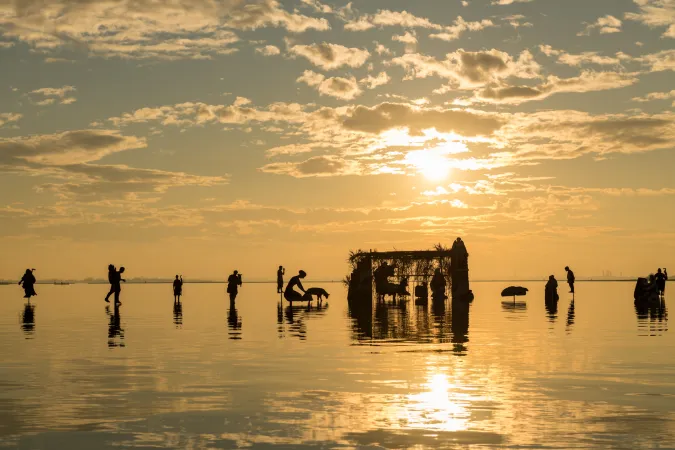 Il presepe nella Laguna di Burano |  | Alessandro Tagliapietra