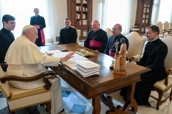 La presidenza della Conferenza Episcopale Slovacca con Papa Francesco, 21 gennaio 2023 / Vatican Media