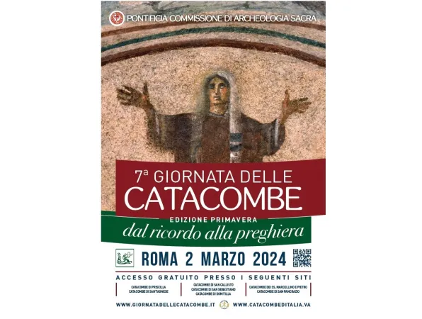 Il manifesto dell'evento |  | Catacombeditalia.va