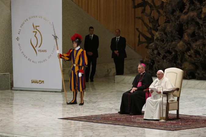 Papa Francesco incontra la comunità Shalom |  | Daniel Ibanez, ACI Group