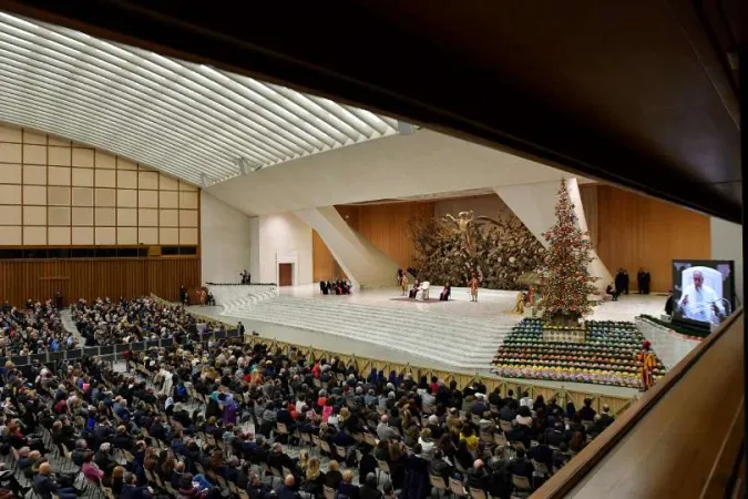 Papa Francesco in Aula Paolo VI |  | Vatican Media / ACI Group