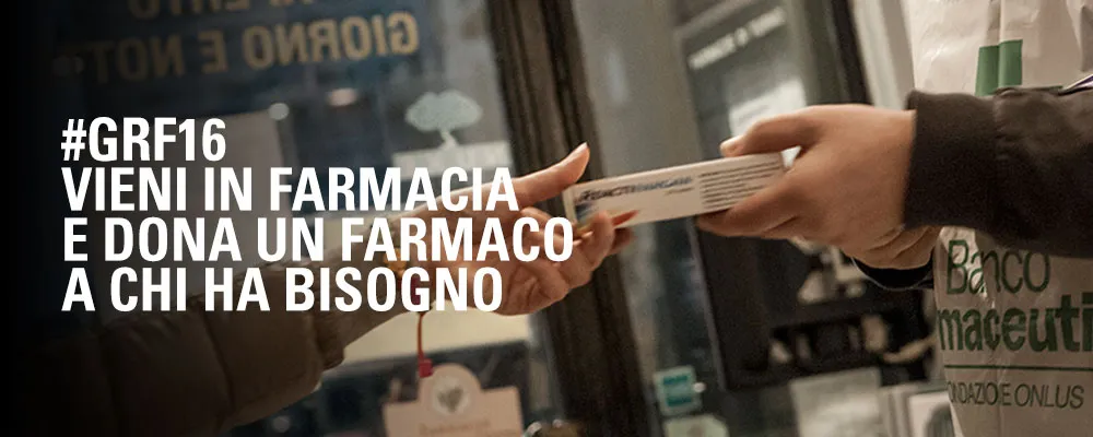 Lo slogan dell'evento  |  | Banco Farmaceutico