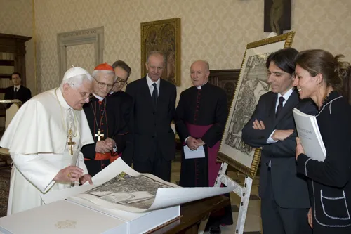 Papa Benedetto XVI alla Biblioteca Apostolica Vaticana |  | BAV