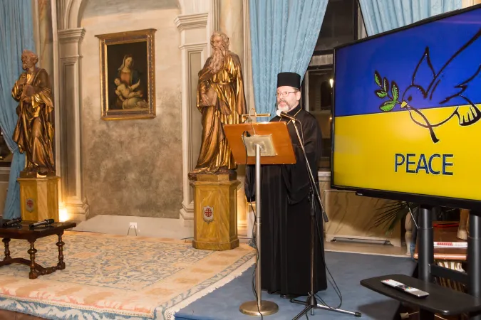 Sviatoslav Shevchuk | Sua Beatitudine Sviatoslav Shevchuk a palazzo della Rovere durante l'incontro con i diplomatici | Arcivescovado maggiore Chiesa Greco Cattolica Ucraina