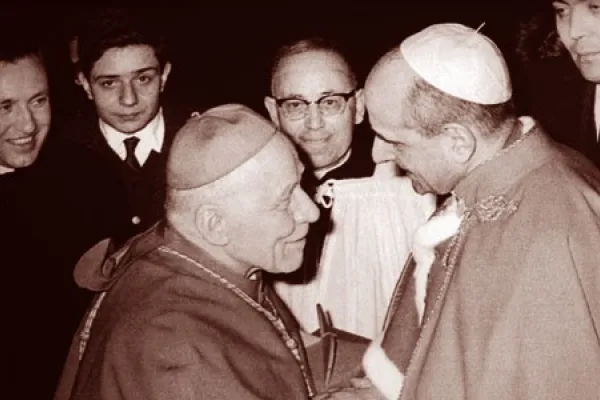 Il Cardinale Beran in un incontro con il Beato Paolo VI a Roma negli anni Sessanta / 30 Giorni