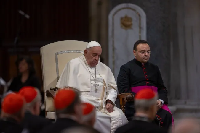 Papa Francesco, Rosario per la pace |  | Daniel Ibanez / ACI group