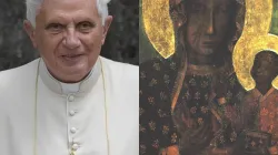 Benedetto XVI e la Madonna di Chestochowa / Vatican Media - Santuario di Chestochowa