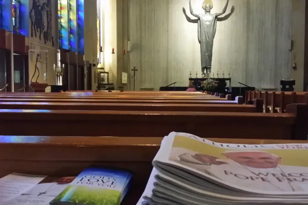 Vista interna della Chiesa della Holy Family di New York, la parrocchia dell'ONU / Andrea Gagliarducci / ACI Group