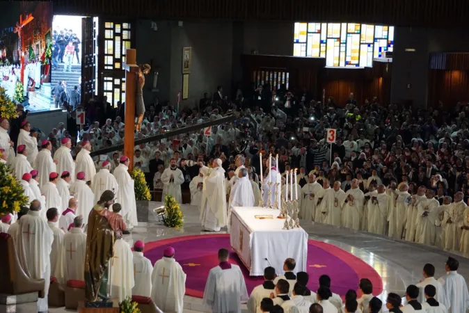 Il Papa celebra la Messa al Santuario di Guadalupe |  | Aci Group