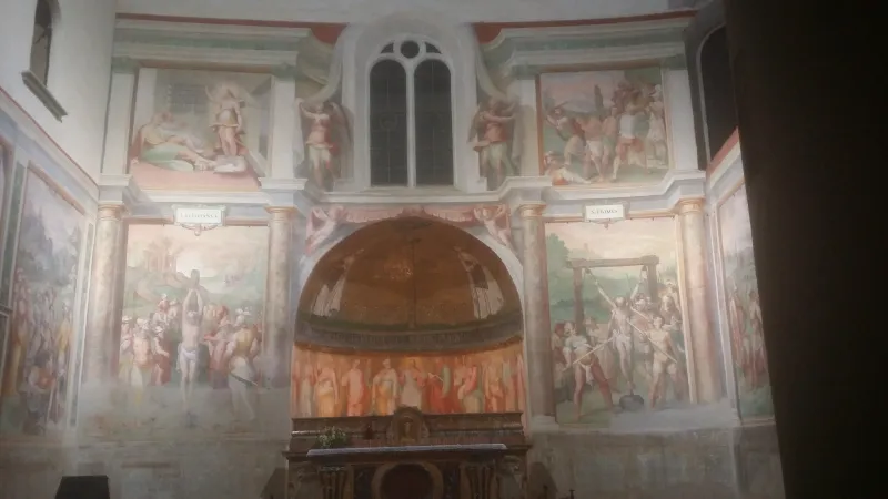 Santo Stefano Rotondo | Dettaglio della Chiesa di Santo Stefano Rotondo, Roma | AG / ACI Stampa