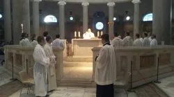 Il Cardinale Gianfranco Ravasi celebra la Messa in memoria del Cardinale Mindszenty, Santo Stefano Rotondo, Roma, 4 maggio 2017 / Ambasciata di Ungheria presso la Santa Sede