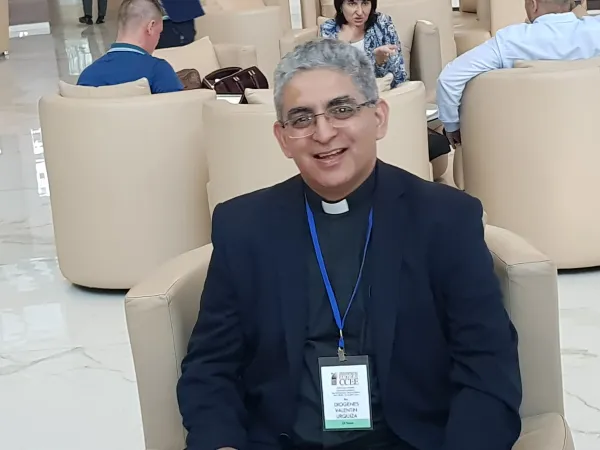 Monsignor Diogenes Urquiza | Monsignor Diogenes Urquiza, missionario del Verbo Incarnato, delegato della Conferenza Episcopale Russa alla Plenaria del CCEE a Minsk | Andrea Gagliarducci  / ACI Stampa