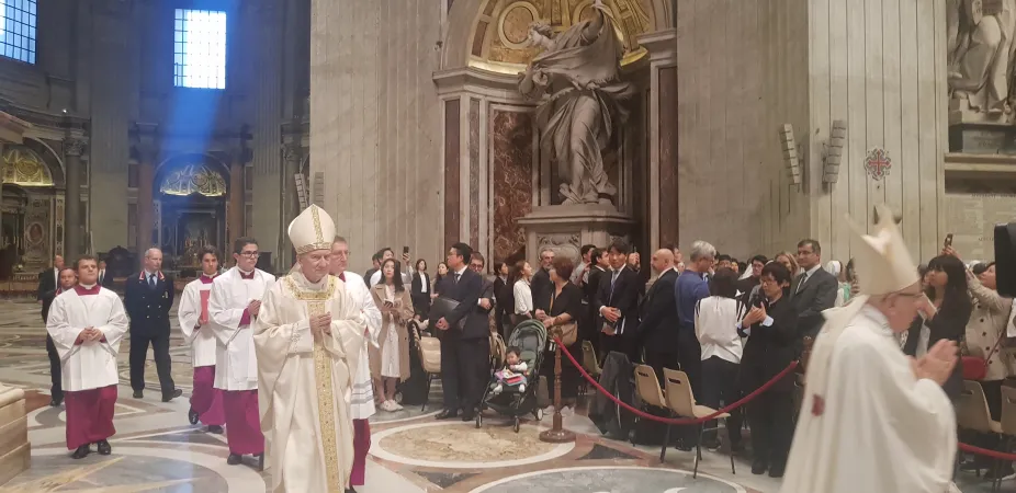 Cardinale Pietro Parolin | Il Cardinale Pietro Parolin all'inizio della celebrazione per la pace nella penisola coreana, San Pietro, 17 ottobre 2018 | AG / ACI Group 