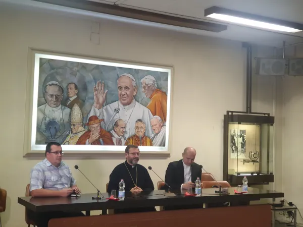 Arcivescovo Maggiore Sviatoslav Shevchuk | L'arcivescovo maggiore Shevchuk, conferenza stampa in Sala Marconi, Radio Vaticana, al termine del Sinodo Greco Cattolico Ucraino, 11 settembre 2019 | AG / Aci Group