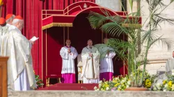 Papa Francesco durante la Messa per le canonizzazioni, 13 ottobre 2019 / Daniel Ibanez / ACI Group