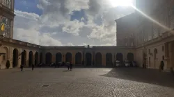 Il Cortile San Damaso, dove arrivano capi di Stato e premier in visita da Papa Francesco  / AG / ACI Group