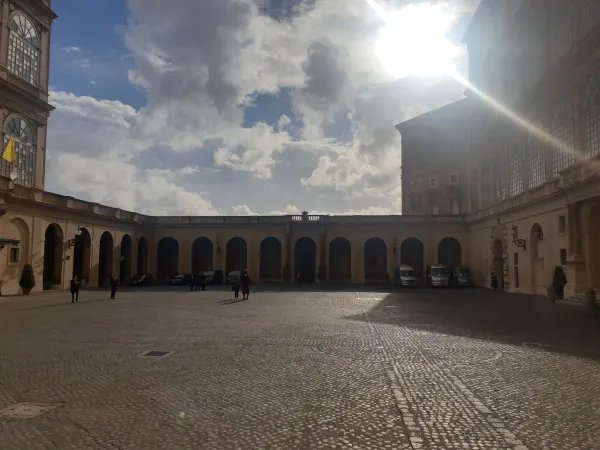 Cortile San Damaso | Il Cortile San Damaso, dove arrivano capi di Stato e premier in visita da Papa Francesco  | AG / ACI Group