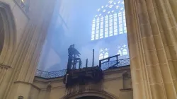 L'interno della cattedrale di Nantes dopo il rogo che la ha colpita il 18 luglio 2020 / catholique.fr