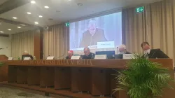 Il cardinale Parolin durante la plenaria del CCEE, 24 settembre 2021 / AG  / ACI Group