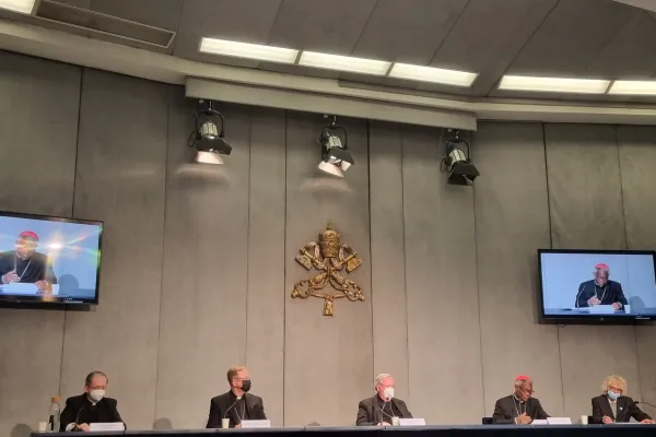 Conferenza Stampa presentazione Giornate Sociali Europee, Sala Stampa della Santa Sede, 10 dicembre 2021  / AG / ACI Group