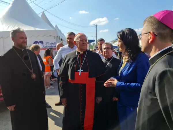 Cardinale Sandri in Romania | Uno degli incontri del Cardinale Sandri a Sighet, in Romania | Congregazione delle Chiese Orientali