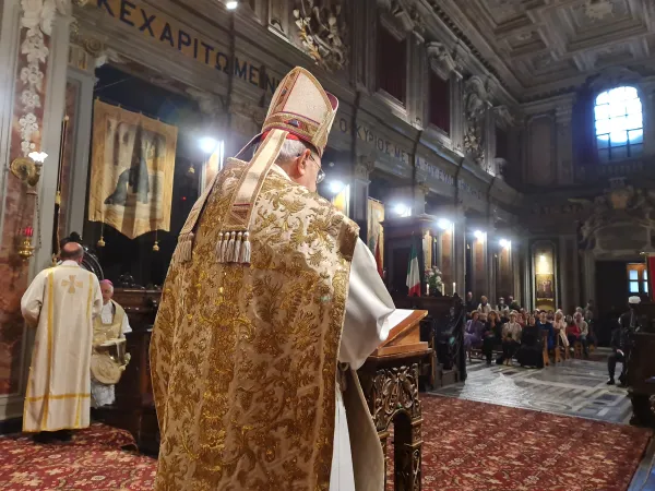 Cardinale Leonardo Sandri a Grottaferrata | Il Cardinale Leonardo Sandri durante la Divina Liturgia all'Abbazia esarchiale di Grottaferrata, 26 settembre 2022 | Dicastero delle Chiese Orientali