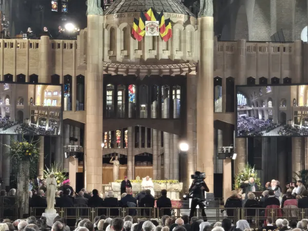 Papa Francesco, Koekelberg | Papa Francesco nella Basilica di Koekelberg | AG / ACI Group