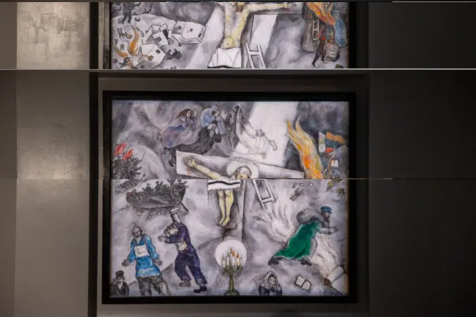 La Crocifissione bianca di Chagall | La Crocifissione bianca di Chagall | Credit Daniel Ibáñez/ EWTN AciGroup