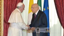 Papa Francesco e Giorgio Napolitano - Presidenza della Repubblica Italiana