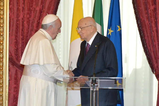 Papa Francesco e Giorgio Napolitano - Presidenza della Repubblica Italiana |  | Papa Francesco e Giorgio Napolitano - Presidenza della Repubblica Italiana