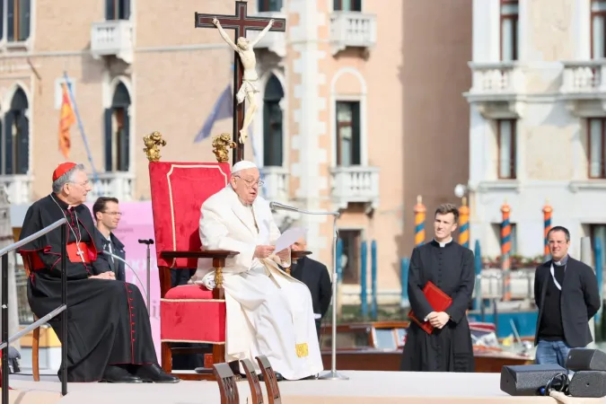 Papa Francesco alla Basilica della Madonna della Salute |  | Daniel Ibanez CNA