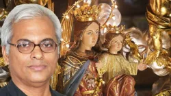 Padre Tom e Maria Ausiliatrice in un montaggio dell'Agenzia di Notizie Salesiana / ANS