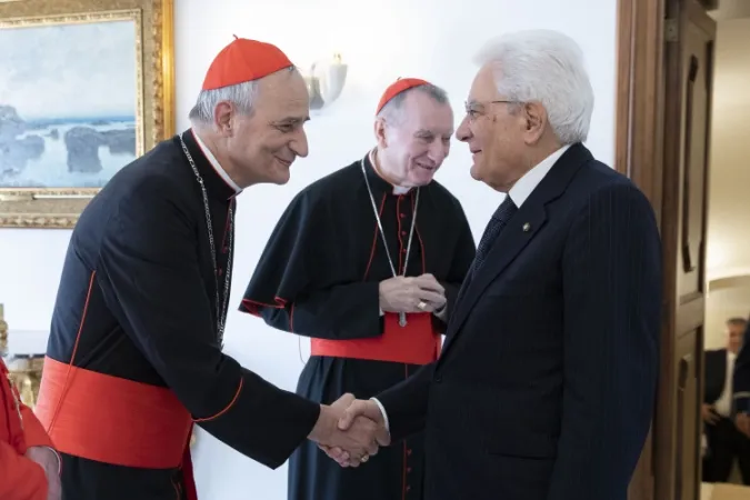 Il Cardinale Zuppi e il Presidente della Repubblica Mattarella  |  | Presidenza della Repubblica Italiana 