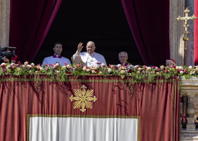 Papa Francesco, Urbi et Orbi di Pasqua 2023 | Papa Francesco dalla Loggia della Benedizione, 9 aprile 2023 | Pablo Esparza / ACI Group