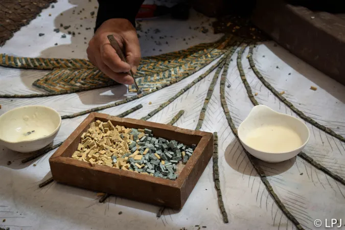 Il laboratorio di "Living Mosaics" a Madaba |  | LPJ