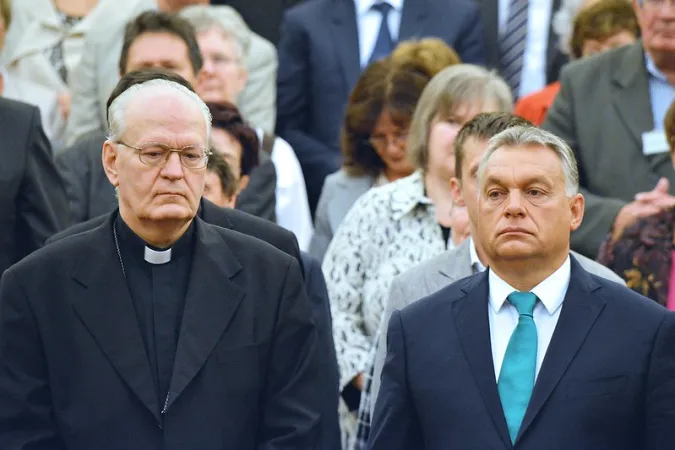 Il cardinale Péter Erdő e il Primo ministro ungherese Viktor Orbán |  | pd